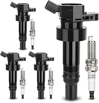 - UF652 Ignition Coil &93815 Double Iridium Spark Plug for 2012-2020 HYUNDAI Accent,2012-2017 HYUNDAI Veloster/2012-2020 Kia Rio,2012-2019 Kia Soul Replaces#273012B100 C1803 GN10634 5C1860