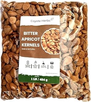 Apricot kernels/natural/raw/bitter apricot kernel seeds/Vitamin b17/Certified/ 1 POUND (16 OZ)