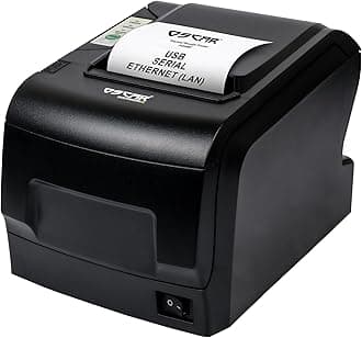 OSCAR Value Your Business POS88F 80mm Thermal Bill POS Receipt Printer USB+Serial+Ethernet with Auto-Cutter & Kitchen Beep, ESC/POS Support, 1 Year Warranty