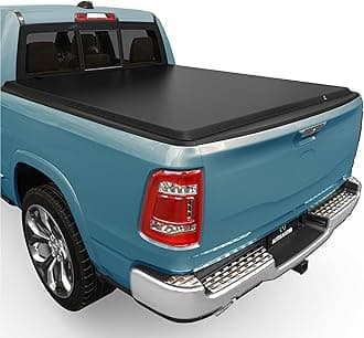 AUTOSAVER88 Soft Roll Up Truck Bed Tonneau Cover Compatible with Dodge Ram 1500 2019-2025 New Body Style 5.7ft w/o RamBox