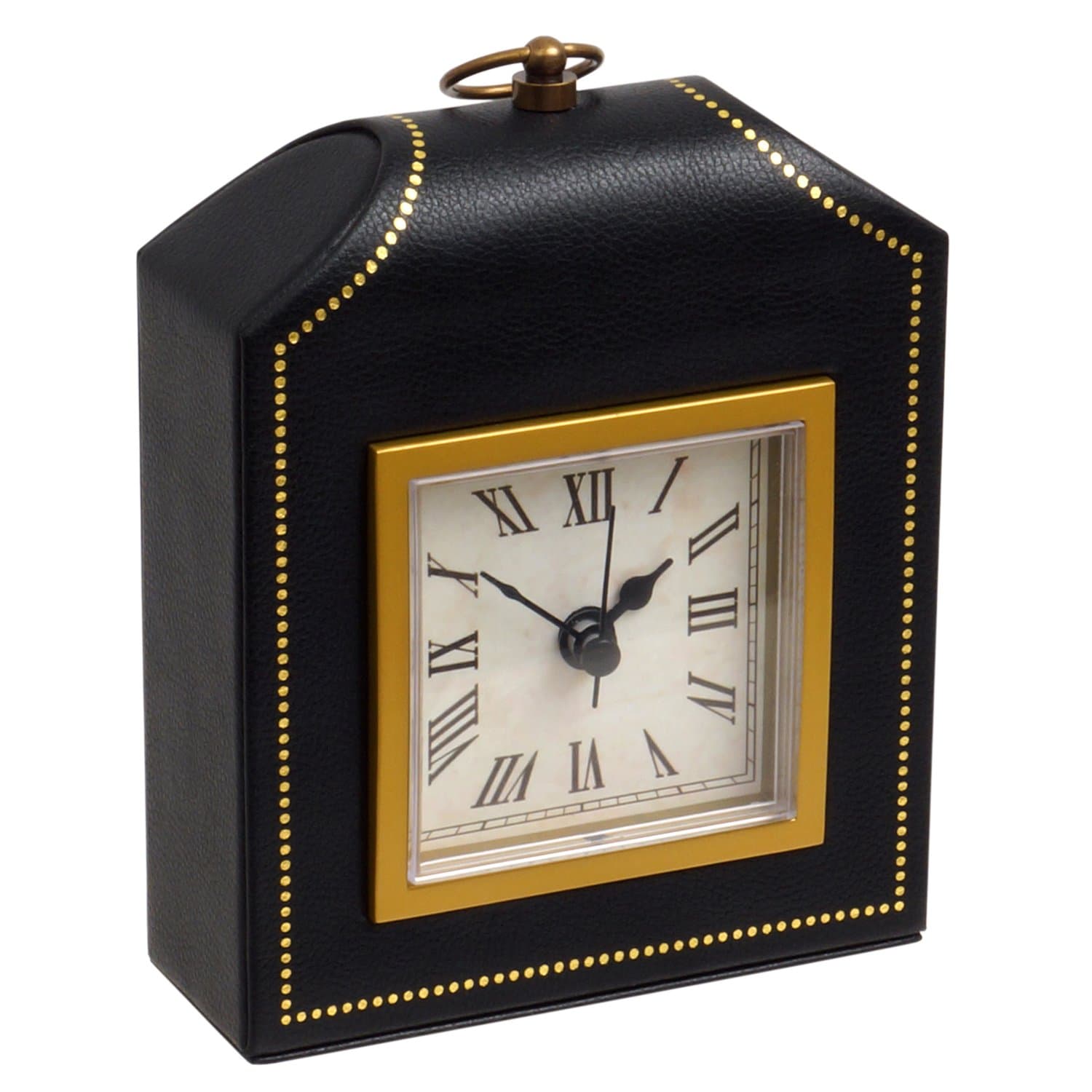 Wolf Design Abbot Desk Clock, Black