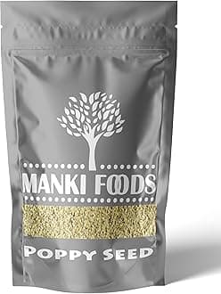 Maanki Poppy Seed(100% Natural Grade A Poppy Seed)/Khus Khus/Posta Dana,1Kg