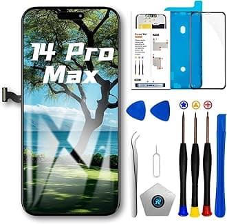for iPhone 14 Pro Max Screen Replacement Kit 6.7 inch, Full HD LCD Display 3D Touch Screen Digitizer Full Assembly + Repair Tools,Model A2651, A2893, A2896, A2895, A2894