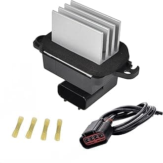 Blower Motor Resistor Fit for 2004-2007 INFINIFTI QX56 2004-2011 Nissan Titan/Pathfinder Armada/Quest/Frontier/Xterra HVAC Blower Resistor Replace# 27151-ZM70A w/Automatic Temperature Control