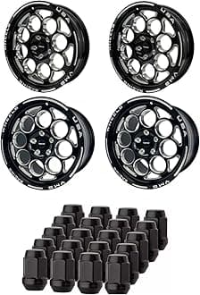 VMS WHEELS MODULO 17x10 & 18x5 5x115 & 20 LUG NUTS FOR 06-20 CHARGER CHALLENGER