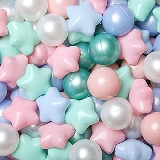 100 Non-Toxic Play Balls for Kids - Soft, Crush-Proof, and BPA-Free Pit Balls in Fun Colors for Indoor/Outdoor Playtime