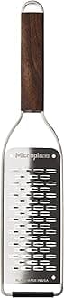 Microplane Master Series Ribbon Grater, Stainless Steel, Walnut Wood, 30 x 6.8 x 2 cm