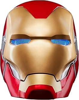 Marvel Legends Series Iron Man Premium Electronic Helmet with Light FX, Avengers: Endgame Adult Collectible Roleplay Gear