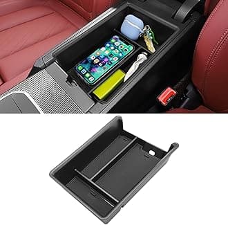 Jaronx Compatible with BMW Center Console Organizer for 3 Series G20 2019-2023/4 Series G22 2021-2023, Console Organizer Tray for BMW 3 Series 2019-2023, Console Storage Box for 4 Series 2021-2023
