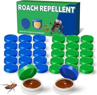 32PCS Roach Bait & Killer – Effective Cockroach Repellent and Gel for Quick Elimination of Indoor Roach Nests, Suitable of Roaches, Easy to Use, Perfect Solution for Hard-to-Reach Areas.