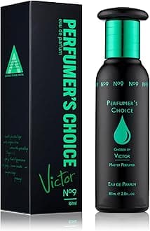 PERFUMER'S CHOICE No 9 Victor Perfume for Men. 83ml Eau de Parfum, Luxury Fragrance - Mens Aftershave, Long Lasting Fragrance by Milton-Lloyd