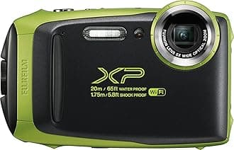 Fujifilm FinePix XP130 Waterproof Digital Camera w/16GB SD Card - Lime, 2.78X 4.34X 1.26 (600019825)