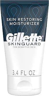Gillette SkinGuard Face Moisturizer for Men, 3.4 oz Skin Restoring Moisturizer with Shea Butter and Vitamin E