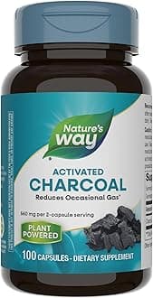 Nature's Way, Activated Charcoal, 100 Capsules