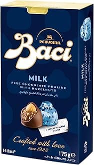 BACI Milk Chocolate Fine Cocoa Truffles with Hazelnut