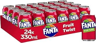 Fanta Fruit Twist 24 x 330ml Cans, 5017726155605