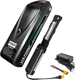 48V 20Ah Lithium Battery, W/ 30A BMS, Includes 2A Charger XT60 Connector, for 200W-1500W Controller DIY Projects (48V 20Ah