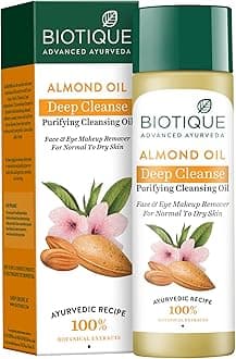 Almonmd Oil Deep Cleanse Purifying Cleansing Oil Face & Eye Makeup Remover For Normal to Dr