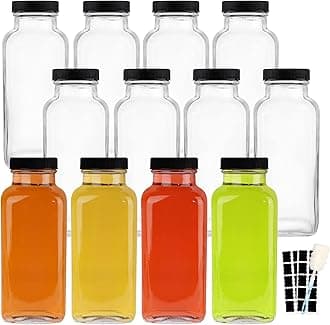 12oz Glass Drink Bottles