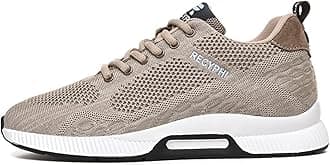 Recyphi Men's Invisible Height Increasing Elevator Shoes Lightweight Sport Shoes Height Lifting Fashion Sneakers 2.4'' Taller