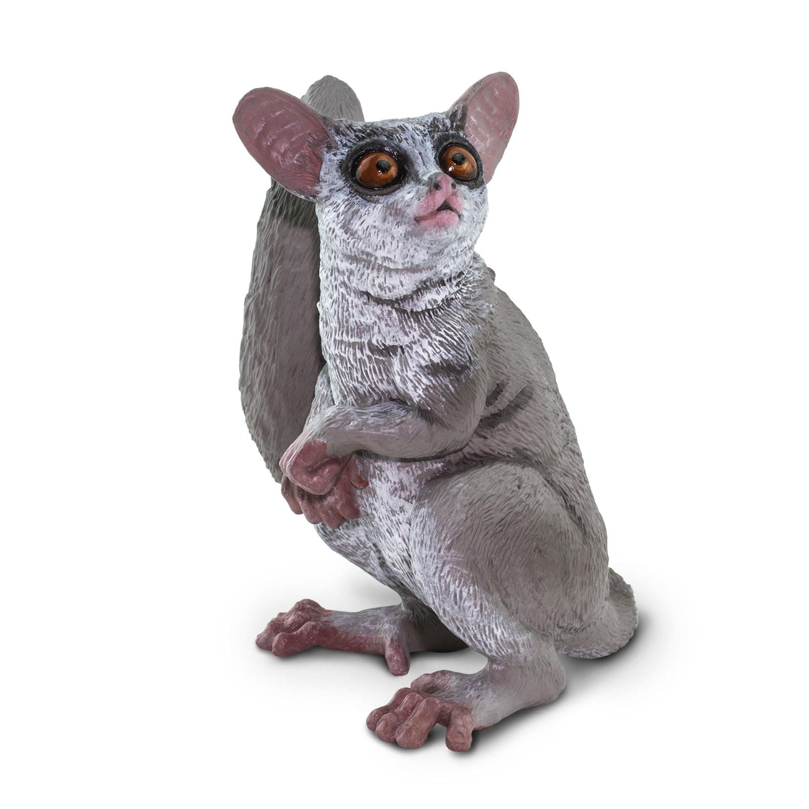 Bush Baby (Galagos) Figurine - Detailed 3.5" Plastic Model Figure - Fun Educational African Wildlife Play Toy for Boys, Girls & Kids Ages 3+