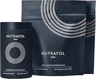 Men's Hair Growth Supplements, Clinically Tested for Visibly Thicker Hair and Scalp Coverage, Dermatologist Recommended - 3 Month Supply, Pack of 3