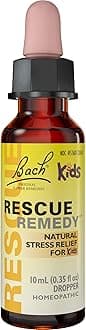 Bach RESCUE REMEDY KIDS Dropper 10mL, Natural Stress and Occasional Anxiety Relief, Homeopathic Flower Remedy, Vegan, Gluten and Sugar-Free, Kid-friendly, Non-alcohol Formula