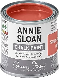 Annie Sloan Chalk Paint® (Sandalwood Red, 120 ml/4.06 Fl Oz) a unique decorative paint for furniture, cabinets and home décor with no sanding or priming