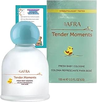Jjafra Tender Moments Baby Cologne for boys, girls Jjafra baby perfume for newborn Alcohol FREE Paraben Colonia para bebe recien nacido kids Perfume para bebe toddler colonia para niños PK 1