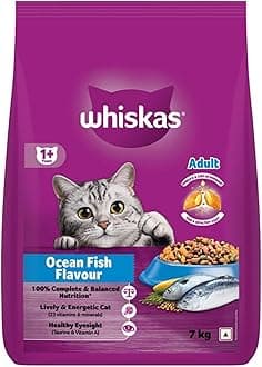 Adult (1+ Years) Dry Cat Food, Ocean Fish Flavour, 7 kg, Contains 41 Essential Nutrients, Complete & Balanced Nutrition for Adult Cats