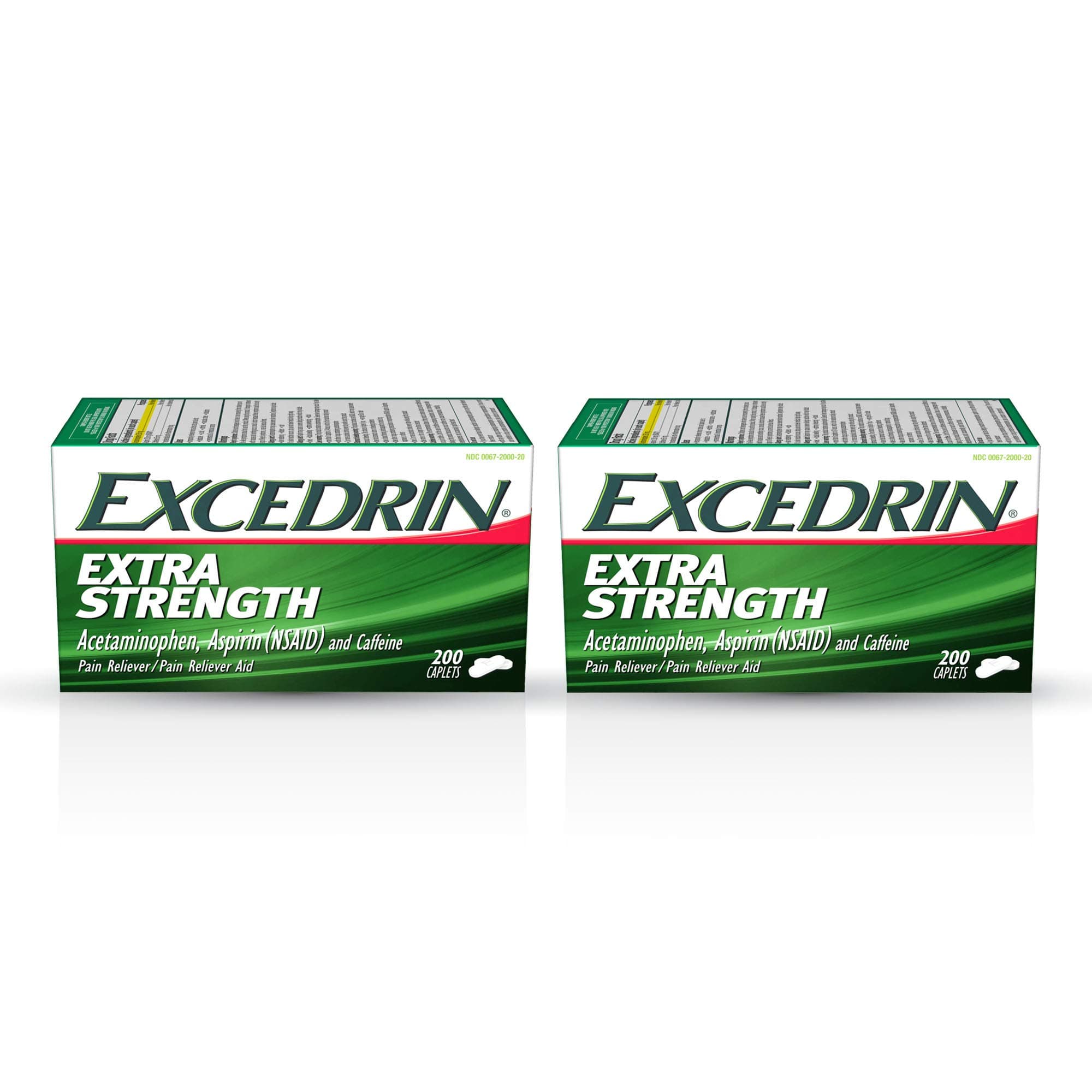 Excedrin Extra Strength Election Headache Relief Caplets ? 200 Count, 2 Pack