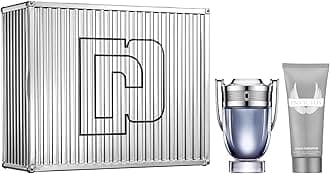 Paco Rabanne Invictus 2-Piece Set Gift Set for Men, (3.4 Oz Eau De Toilette Spray + 3.4 Oz All Over Shampoo)