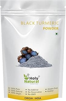 Holy Natural Black Turmeric Powder - 100 GM | Curcuma Caesia (Kali Haldi) | Pure, Natural & Dried Root Powder