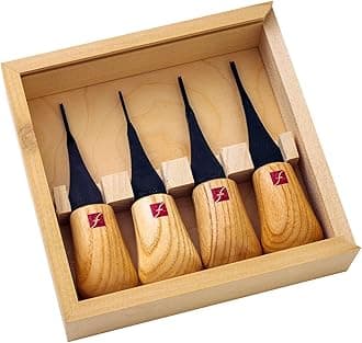 Flexcut Carving Tools, Micro Palm Craving Set, Set of 4 (FR804)