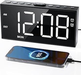 Roxicosly Alarm Clock White