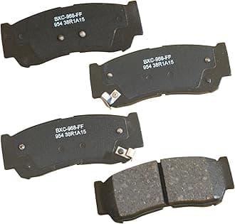 Bendix Premium SBC954 Ceramic Rear Brake Pads for Hyundai Entourage 2007, Kia Sedona 2006, Sorento 2009-2003