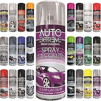1 x Auto Extreme Clear Lacquer Spray Paint 400ml, Professional Quality, Perfect Finish for Cars, Bikes,Vans, Metal, Wood