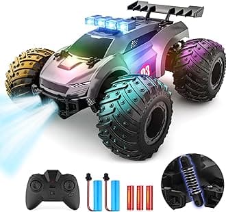 Remote Control Car - 20km/h 1:18 High Speed RC Cars Offroad with RBC &Headlights &Headlamps, 2.4GHz Toy Car Gift for 3 4 5 6 7 8 9 10-12 Year Old Boys Girls Kids