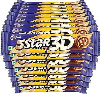 5 Star 3D Chocolate Bar, 40 g (Pack of 16)