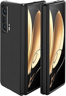 Case for Honor Magic V2,[Heat dissipation] [Anti-fingerprint ] [Protect back camera] Ultra Silm Case Matte Material Cover for Honor Magic V2 -Pure black