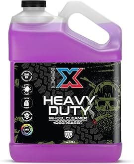 Heavy Duty: Wheel Cleaner + Degreaser - Cleans Wheels Tires Engines Frames and Equipment, Removes Brake Dust, Grease, Oil, and Diesel Soot, For Detailers, Fleets, Trucks Trailers - 1g