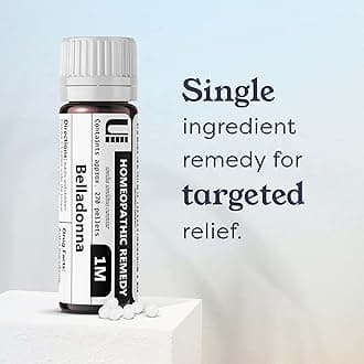 Belladonna 1M Homeopathic Remedy, 270 Pellets