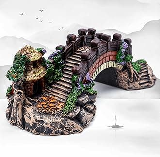 Fish Tank Decorations Accessories Pet Supplies Fish Aquatic Pets Aquariums Accessorie Aquarium Décor Ornaments Artificial Bridge Model