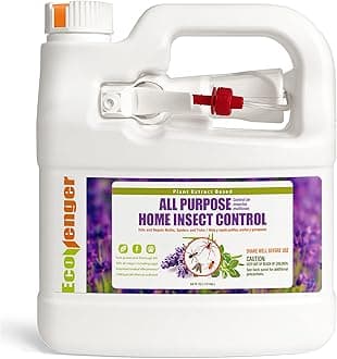 EcoVenger All Purpose Home Insect Control 1/2 Gallon with Trigger Sprayer, for Fleas, Fruit Flies, Gnats, Moths, Roaches, Spiders, Fast Kill
