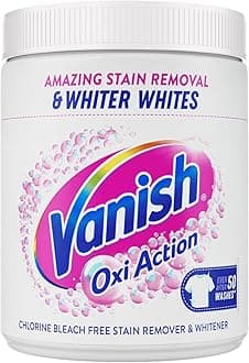 Oxi Action Laundry Whitener and Stain Remover Powder, 1kg, For Whites