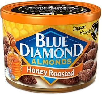 Honey Roasted Almonds - case of twelve 6oz cans
