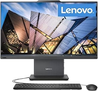 Lenovo ThinkCentre AIO 24" FHD IPS All-in-One Computer, 13th Gen Intel Processor up to 4.4 GHz, 16GB DDR5 RAM, 1TB PCIe SSD, Wi-Fi 6, USB-C, HDMI in&Out, KB&Mouse, Windows 11 Pro