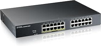 Zyxel 8-Port PoE GbE Switch | Smart-Hybrid Mode | 8x PoE+ @60W | Optional Nebula Cloud | Desktop| Fanless [GS1915-8EP]