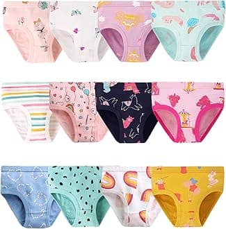 – Girls' Knickers Underwear Comfortable Briefs Cotton (2-9 Years)