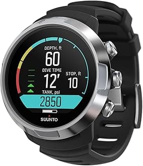 D5 Wrist Dive Computer W/ Usb Cable Black